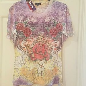 Burn Out Bling T Shirt